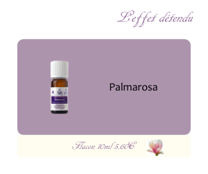L’huile essentielle Palmarosa (10ml)