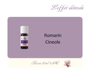 L’huile essentielle Romarin Cinéole (10ml)